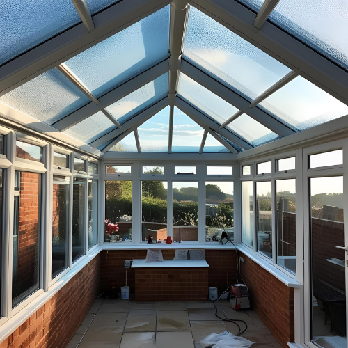 Conservatory roof cleaning